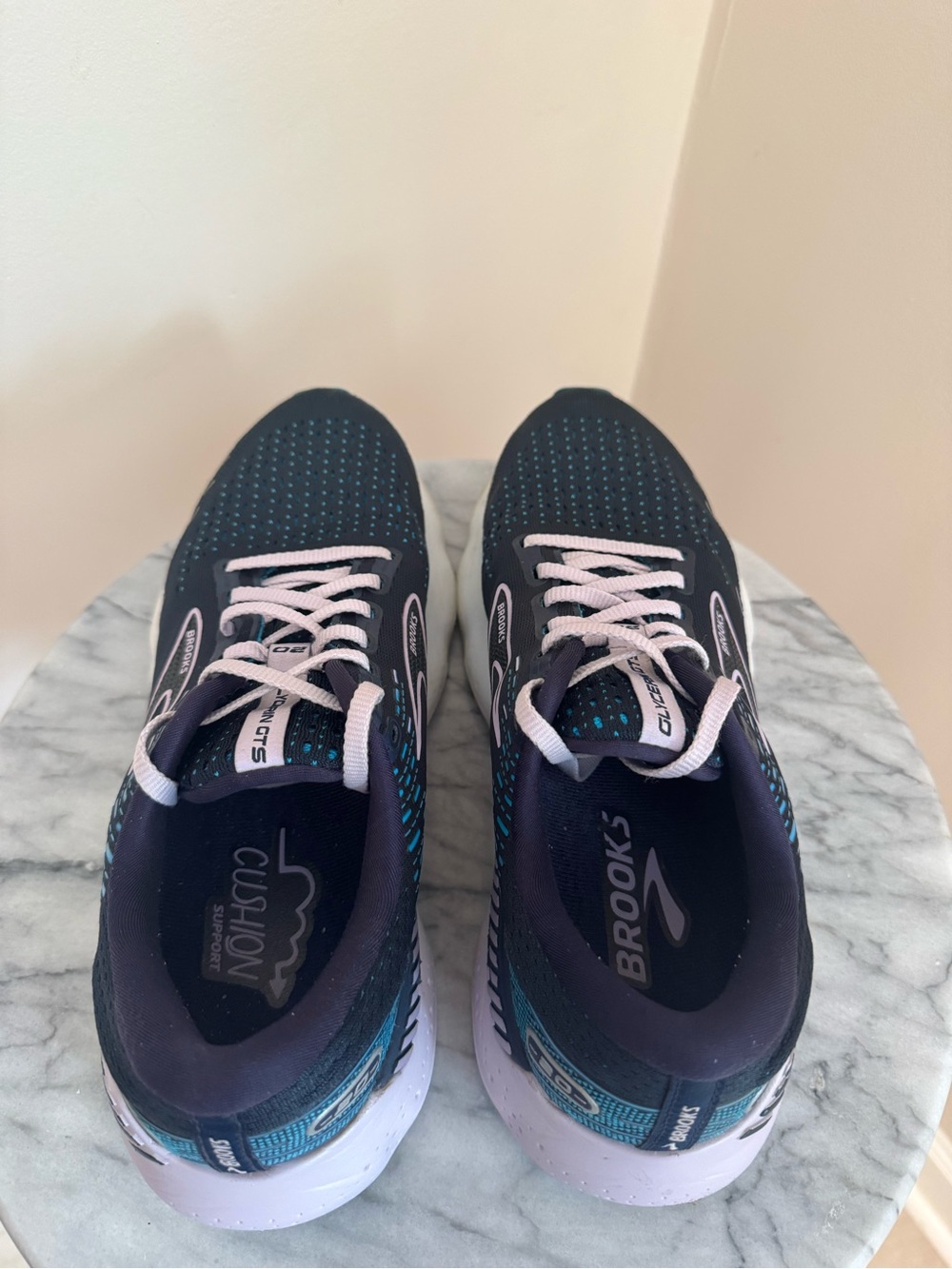 Brooks Glycerin GTS 20 Running Shoes Women’s Size 9 Navy Purple Walking Comfort - Picture 6 of 9